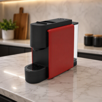 Machine à café expresso à dosettes ESE au design fin avec réservoir de 0,8 L pour les petites cuisines