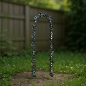 Cadena de repuesto de 20 cm, 33 dientes, paso de 3/8 pulgadas para motosierra con barra guía de 8 pulgadas, uso doméstico/DIY - Product Image 2