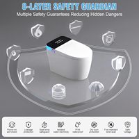 In Stock Home Use Smart Toilets Bowl Water Closet Electric Bidet Toilet Commode Ceramic Fully Automatic Modern Smart Toilets