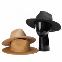 Venta al por mayor Camping de alta calidad al aire libre Sun Shading Comprar Modelo a granel Unisex Sombreros Beach Straw Fedora Beach Panama Hat