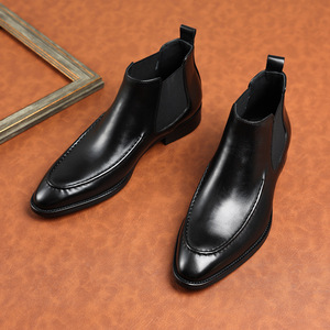 Nouvelles Chaussures Habillées en Cuir pour Hommes, Style Anglais, à Bout Pointu, Gravées, Décontractées et Formelles, Meilleures Ventes - Product Image 5