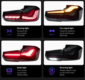 Luces LED de 6000K y 36W para BMW Serie 3 F30 F35 2013-2018, Lentes Transparentes, Plug and Play, Retrofit, 100% Compatibles, Luces de Marcha, Direccionales, Freno y Reversa, 12V, Nuevas - Product Image 3