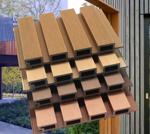 Panneaux muraux acoustiques WPC durables, ignifuges, rainurés, à grain 3D, résistants à l'eau, pour une utilisation en intérieur dans les hôpitaux et les entrepôts - Product Image 6