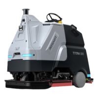 Robot autonome de nettoyage de sols industriels avec navigation laser, robot tout-en-un pour le balayage et le lavage des entrepôts et usines
