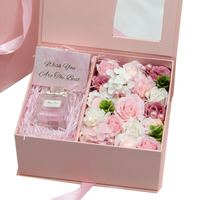 Lism — boîte en forme de Rose avec fenêtre en pvc transparente, emballage cadeau, boîte à fleurs je t'aime maman, nouveau produit