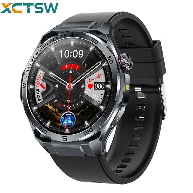 ET474 Smartwatch Waterproof Fitness Tracker Sleep Monitoring AI Voice Assistant TFT Display 4-6 Days Battery Life Touch Watch