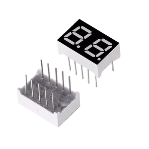 Pantalla LED de 2 Dígitos de 0.28 Pulgadas, Disponible en Cátodo Común y Ánodo Común, Opciones de Color - Product Image 1