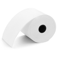 Rouleaux de papier thermique blanc professionnel MX 80x80mm pour TPV et guichets automatiques, 100% pâte de bois, livraison rapide