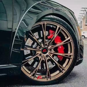 Jantes forgées noires brillantes de 18, 19, 20, 21, 22 pouces, 5x112 pour <span class=keywords><strong>Audi</strong></span> RS6 Rs5 Rs7 Rsq8 <span class=keywords><strong>TT</strong></span> ABT, jantes de voiture de tourisme - Product Image 6