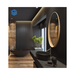 2025 personnalisé propre Design Design moderne tenture murale en bois salle de bain meuble de salle de bain de haute qualité excellent produit - Product Image 1