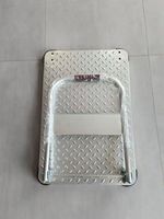 Carro de Plataforma Plana de Hierro Reforzado para Uso Comercial, con Cuatro Ruedas, para Almacenes y Hoteles, Suministro Directo de Fábrica
