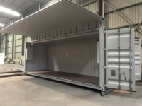 Maison conteneur préfabriquée respirante sur mesure de 20 pieds pour commerces, restaurants, bars, marque SY, garantie 1 an, modèle SY120201