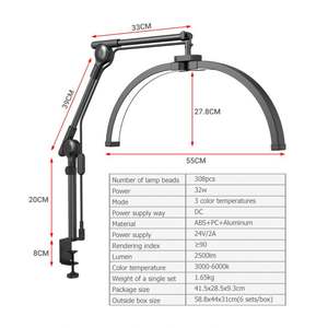 2088 Outils et équipement de fabrication de bijoux Lampe de table LED pour salon de manucure - Product Image 5