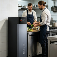 Système de filtration d'eau électrique commercial et extérieur en acier inoxydable IDIY avec purificateur UV RO et contrôle par application pour évier de cuisine