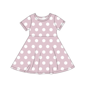 Abiti per Bambine all'Ingrosso, Gonne in Bambù di Lusso Senza Maniche Lavabili con Stampa Personalizzata, Abbigliamento per Bambini - Product Image 2