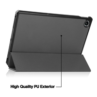 Étui à trois volets pour Samsung TAB A9 A9 Plus S9 pliant support à rabat couverture magnétique en cuir PU Smart Auto réveil sommeil tablette couverture