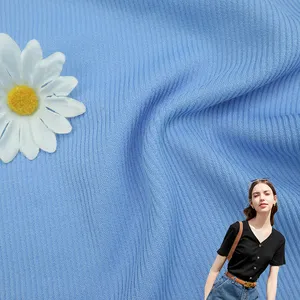 Çevre dostu kumaşlar üretici kumaş malzeme Polyester Spandex örme waffle kumaş kazak elbiseler için
