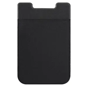 Wholesale Custom 3m Sticker Mobile Phone Nylon Stretch Wallet Cell Phone Credit Card Holder Phone Card Holder