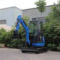 Mini-excavatrice à chenilles avec moteur Kubota, 1,5 tonne, pour usage domestique, livraison gratuite