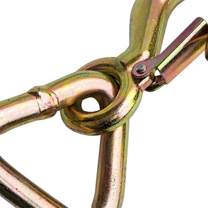 Rotary Hook With Tongue Plate Alloy Steel 10000kgs22000lbs Construction Use - Product Image 3