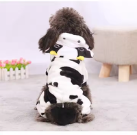 Vêtements de transformation pour chiots et chiens en velours corail épais et chaud, colorés, mignons, de luxe, pour l'automne et l'hiver, vente en gros