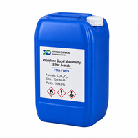 Acétate de monométhyléther de propylène glycol (PMA) de haute pureté 99,5 %, solvant pour revêtements, encres, adhésifs et nettoyage de semi-conducteurs