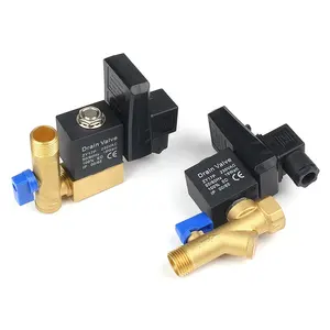 Direct Manufacturer Sales Electronic Drain Solenoid Valve Electric Timer Auto Water Valve