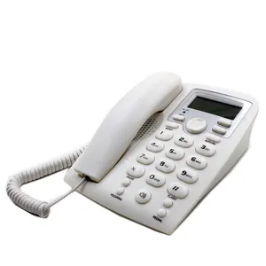 การปรับแต่งหมายเลขผู้โทรโทรศัพท์แบบมีสายสายพื้นฐานพร้อมไฟแบ็คไลท์ LCD