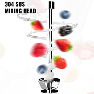 เครื่องปั่นไอศกรีมมินิแบบหมุนบนโต๊ะทำจากนมราชินี - Product Image 4