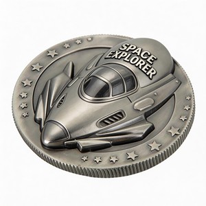 Monedas de Recuerdo de Autos Clásicos, Artesanías Metálicas con Acabado Antiguo para Amantes de Autos Clásicos y Coleccionistas del Patrimonio Automotriz - Product Image 2
