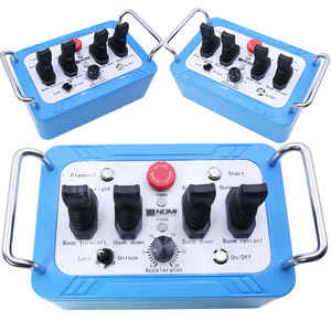 Fabriek directe verkoop 4 hendels hydraulische joystick magneetventiel kraan industriële slimme afstandsbediening te koop - Product Image 1