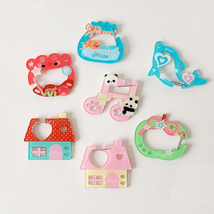 Personalizzato cartone animato <span class=keywords><strong>Anime</strong></span> Design forme in acrilico moschettone Multi-funzionale portachiavi acrilico charm moschettone <span class=keywords><strong>Clip</strong></span> per borsa - Product Image 2