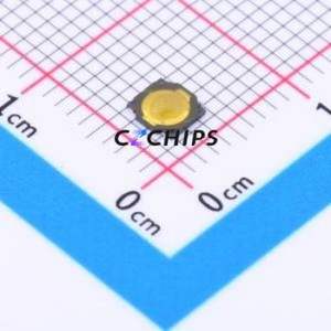 TS3735A 250gf 030 Tactile Switch SMD Switch Single Pole Single Throw Round Button 2.5N Vertical Mount - Product Image 1