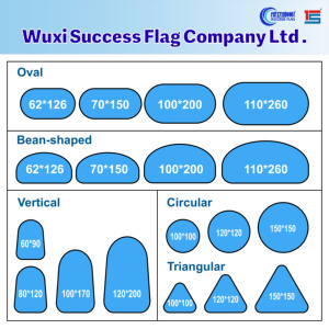 Banner Ovalado Plegable de Tela Tejida para Publicidad y Promoción en Exteriores, Carpa para Exteriores - Product Image 6