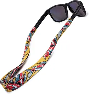 double sides printing Neoprene Sunglasses Strap Glasses Sports Band floating Strap