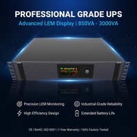 Système d'alimentation de secours UPS interactif en ligne de haute qualité à prix d'usine 850VA-3000VA 480W-1800W pour centre de données/CCTV/serveur