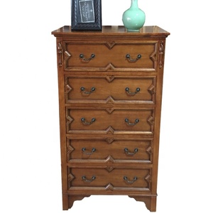<span class=keywords><strong>Commode</strong></span> <span class=keywords><strong>de</strong></span> chambre à coucher, en <span class=keywords><strong>noyer</strong></span>, marron, rétro, 5 tiroirs, <span class=keywords><strong>commode</strong></span> <span class=keywords><strong>de</strong></span> luxe - Product Image 1