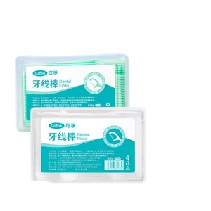 ไหมขัดฟัน Cofoe แบบพกพา 50 ชิ้น ไหมขัดฟันแบบใช้แล้วทิ้ง สำหรับใช้ในบ้าน - Product Image 1