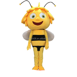 <span class=keywords><strong>Disfraz</strong></span> de Abeja de Dibujos Animados con Casco, Accesorios para Actuaciones, Traje de Muñeco para Personas - Product Image 6
