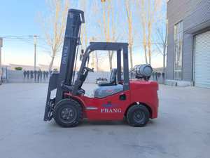Forklift Truk Bensin LPG Ban Bantalan Kapasitas 2500kg 3t 3ton Tinggi Angkat 6m dengan Mesin Jepang dari Supplier Cina - Product Image 6
