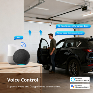 Zemismart Tuya ZigBee Thông Minh Cửa Nhà Để Xe Mở Điều Khiển Chuyển Đổi Tuya Google Nhà Alexa Điều Khiển Bằng Giọng Nói Cuộc Sống Thông Minh Điều Khiển Từ Xa - Product Image 5