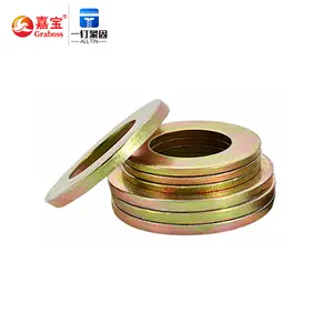 High Quality Carbon Steel Color Zinc Flat Washer Factory Direct Sales 10.9 Grade M6-M24 Color Zinc Flat Washer