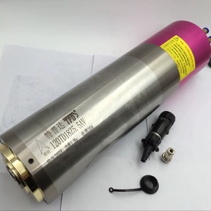 แกนมอเตอร์ 5.5KW 18000rpm 380V ATC มอเตอร์แกนหมุน 120TD18Z5.5A ระบายความร้อนด้วยน้ำพร้อม VFD สำหรับเครื่องแกะสลัก - Product Image 1