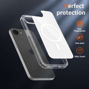 Funda Protectora Blanca Anti-Rayones para iPhone 1716 15 14 Pro <span class=keywords><strong>Max</strong></span>, con Parte Trasera de Color Puro, Magnética, a Prueba de Golpes, Personalizada, Venta al Por Mayor - Product Image 5