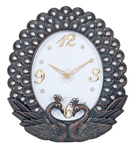Nuevo Reloj de Pared de Plástico con Diseño de Cisne de Cristal, Estilo Europeo Creativo, Reloj de Pared Ovalado de Gran Tamaño Personalizado por el Fabricante - Product Image 5