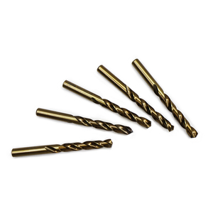 Échantillon gratuit de l'usine chinoise 2-10mm DIN338 fabrication de trous HSS-G kits de forets hélicoïdaux Cobalt ambre fini - Product Image 5