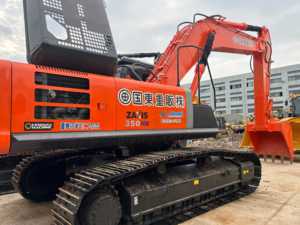 รถขุดตีนตะขาบฮิตาชิ ZX350H มือสอง นำเข้าจากญี่ปุ่น น้ำหนัก 35 ตัน สำหรับงานหนัก ขุดเหมือง ระบบไฮดรอลิก สภาพดี บำรุงรักษาอย่างสม่ำเสมอ - Product Image 2
