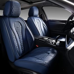 Universal Custom Nappa Leather Full <b>Set</b> Car Seat Covers <b>Waterproof</b> Breathable Luxury Sports Car Seat Cover - Product Image 3