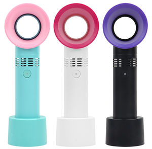 <b>USB</b> Rechargeable Mini Bladeless Fan with Light Portable Eyelash <b>Extension</b> Glue Dryer Tool - Product Image 2