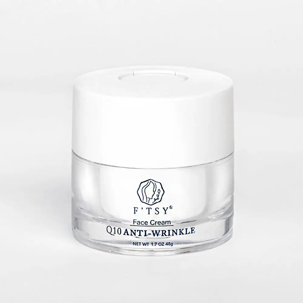 Coenzima Q10, crema hidratante facial antienvejecimiento para arrugas, crema facial hidratante firme para estiramiento facial, reafirmante e hidratación profunda